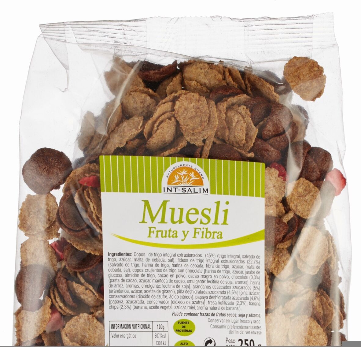 INT-SALIM Fruit and Fiber Muesli 250 gr