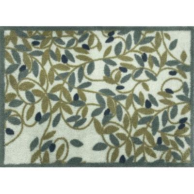 Fußmatte TURTLE MAT "Olive", grün, B:60cm H:9mm L:85cm, Baumwolle, Teppiche, Fußmatte