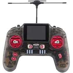 HelloRadio V12 MAX 2,4GHz - ELRS LBT Fernsteuerung Mode 2 braun, rot