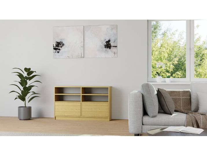 Sideboard aus Echtholz nach Maß Eiche Natur geölt