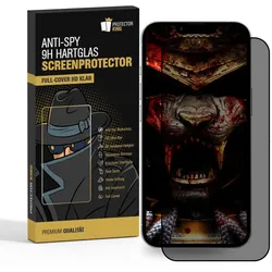 3x Blickschutz 9H Panzerglas für iPhone 16e Full-Cover Anti-Spy Privacy Sichtschutz echtes Tempered Glass Schutzfolie Schutzglas Displayschutz Screen-Protector
