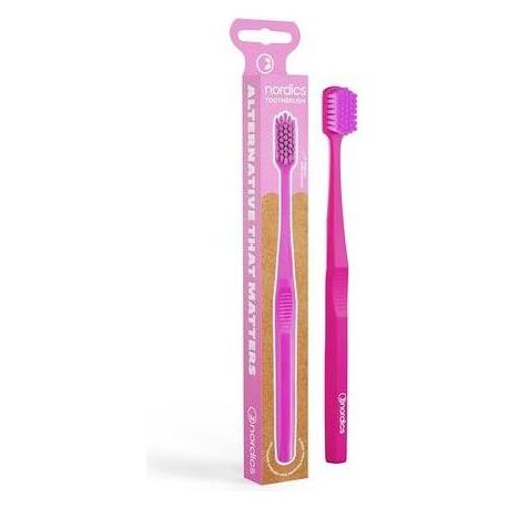 Nordics Öko Zahnbürste Premium PLA Pink - (1x) (25043251)