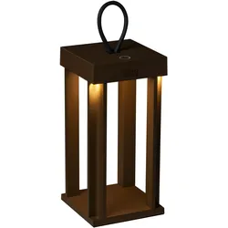 Konstsmide LED USB-Laterne Cannes, Rostoptik, dimmbar (7819-970)