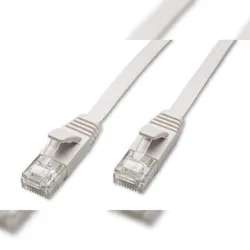 Captiva Kabel Patchkabel CAT 6a Kabel für Netzwerk, LAN und Ethernet 1m weiß