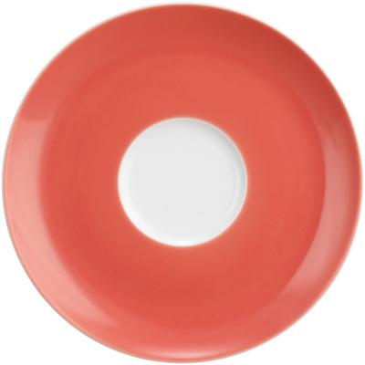 Untertasse SELTMANN WEIDEN "Liberty Pure Colors", rot (flamingo rot), H:1,7cm Ø:16,1cm, Porzellan, Speiseteller, Untere zu Tasse, Untersatz