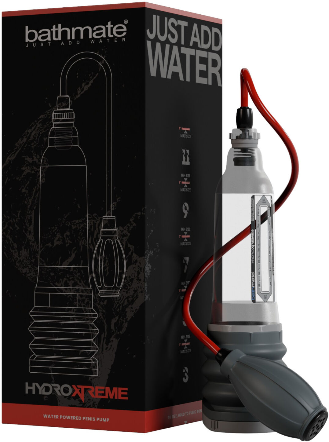 Bathmate HydroXtreme 6 - hydropump, without accessories (clear)