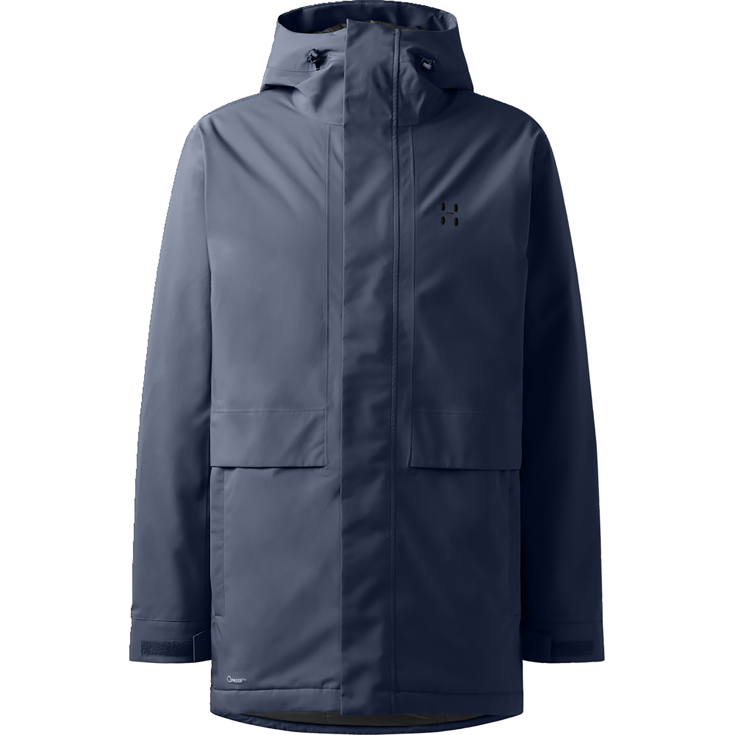 Haglöfs Salix Proof Mimic II Parka Herren Winterjacke blau Größe S Lifestyle Winddicht Wasserabweisend