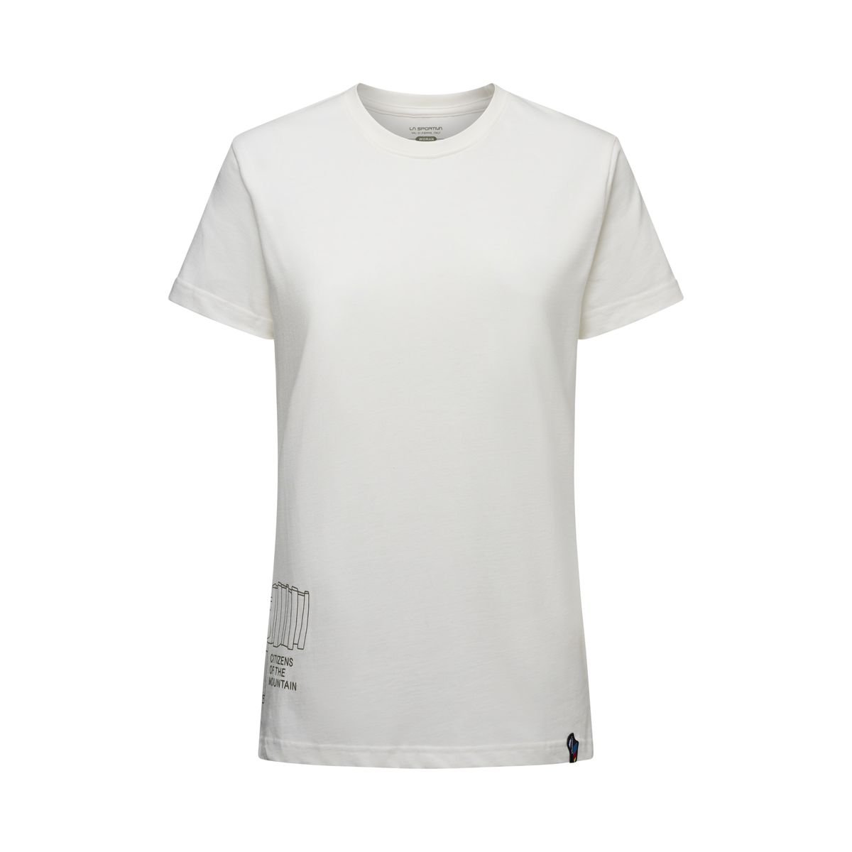 La Sportiva Citizen of The Mountain T-shirt Women chalk/cypress (W04E47) S ZACT236W04E47S