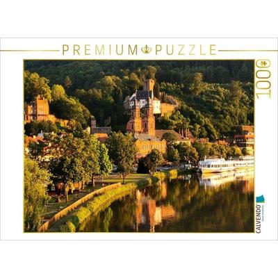 CALVENDO Puzzle Miltenberg am Main im Schein der sommerlichen Abendsonne | 1000 Teile Lege-Größe 64x48cm Foto-Puzzle für glückliche Stunden