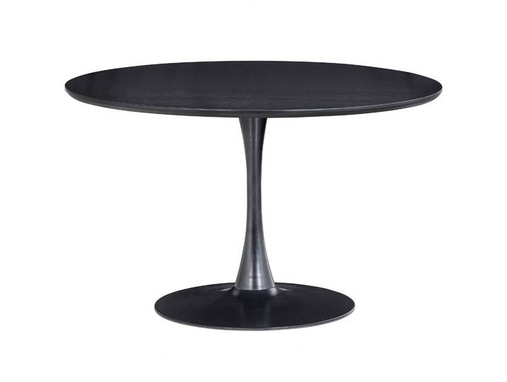 Tchibo - Woood Tisch »Sammy« mit Trompetenfuß - 1x132,5x131cm - schwarz -