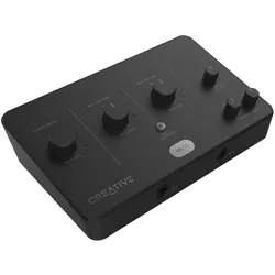 Creative Live! Audio A3 (USB, USB-C), Soundkarte, Schwarz