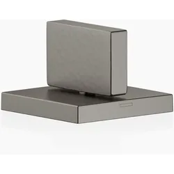Dornbracht MEM Seitenventil, linksschließend, warm, mit Hammerschlag Struktur, 20004783-99, Farbe: Dark Platinum matt