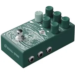 Klowra Effektgerät Sprout Modulation Pedal mit Netzteil (Chorus, Flanger, Phaser), Effektgerät, Grün