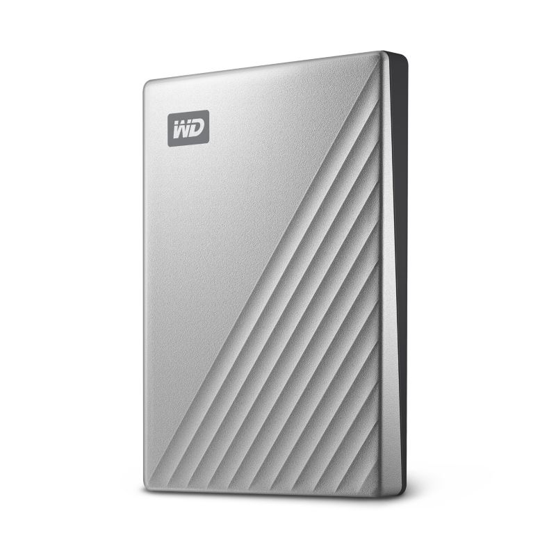 WD My Passport Ultra 2 TB externe Festplatte (HDD) USB-C Silber