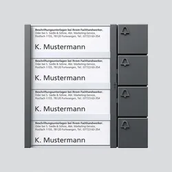 Siedle&Söhne Tasten-Modul TM 612-4 DG