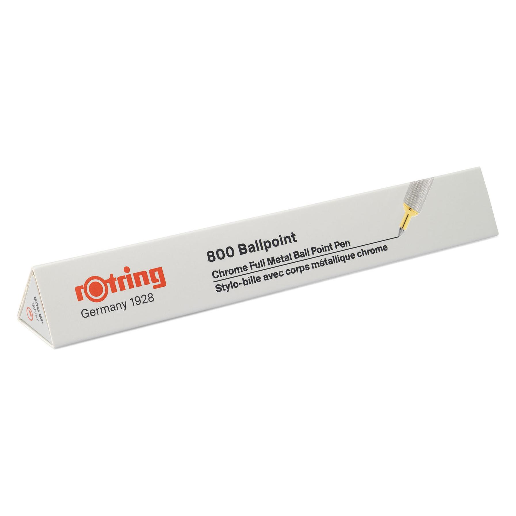 Rotring Kugelschreiber 800 Silber, M-Schwarz Geschenkbox (1x) (2032580)