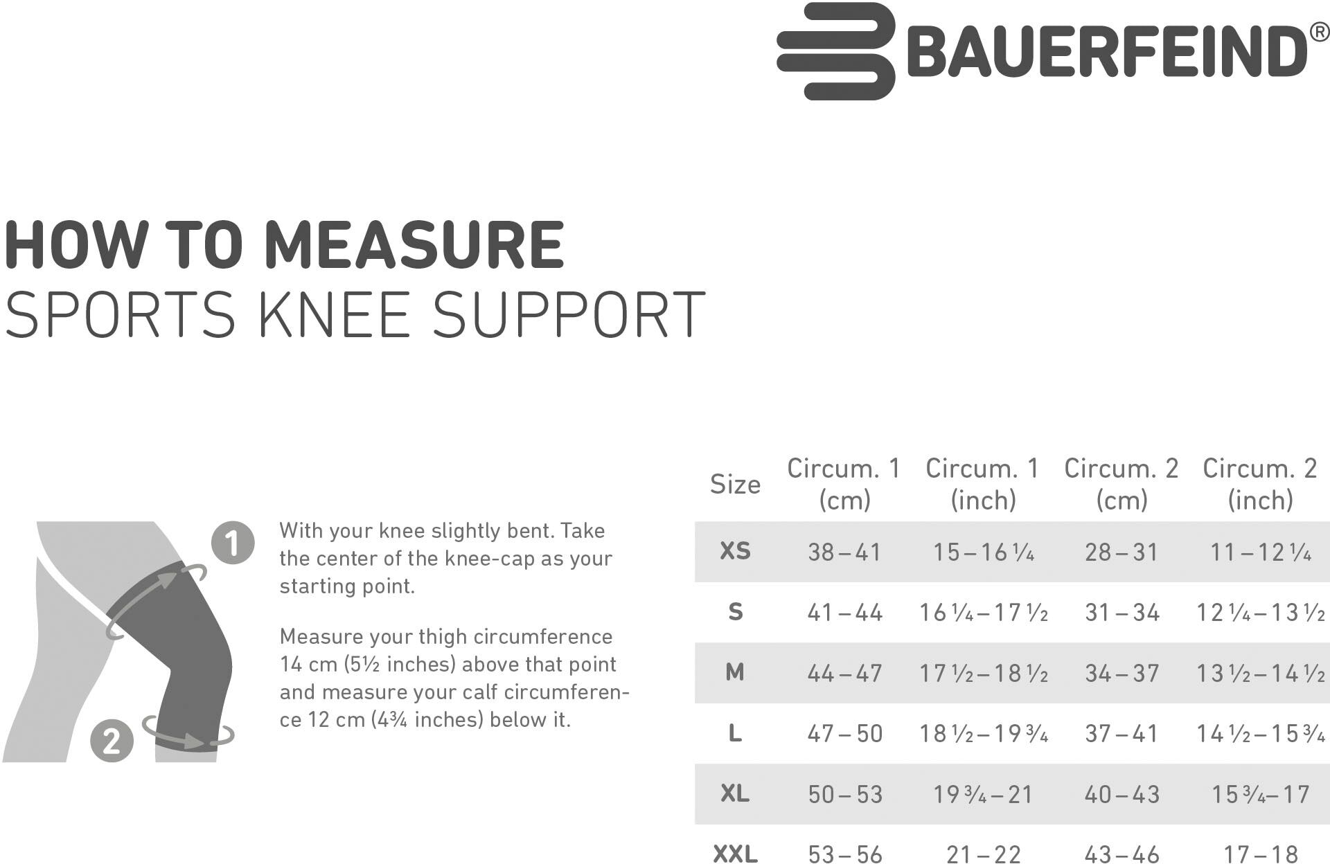 Kniebandage BAUERFEIND "Knee Support", Gr. L, pink, Obermaterial: 57% Baumwolle, 41% Polyester, 2% Elasthan, Bandagen Kniebandage, atmungsaktives Material, aus Baumwolle, Polyester und Elasthan pink L