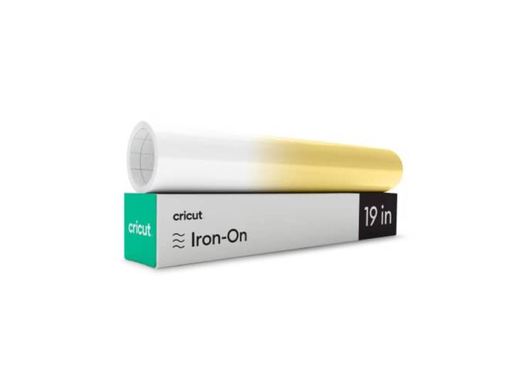 Cricut Thermocollant Couleur Activée par les UV Blanc Jaune 30\,5cm x 48cm (12\ x 19\ ) Pour toutes les machines de découpe Cricut