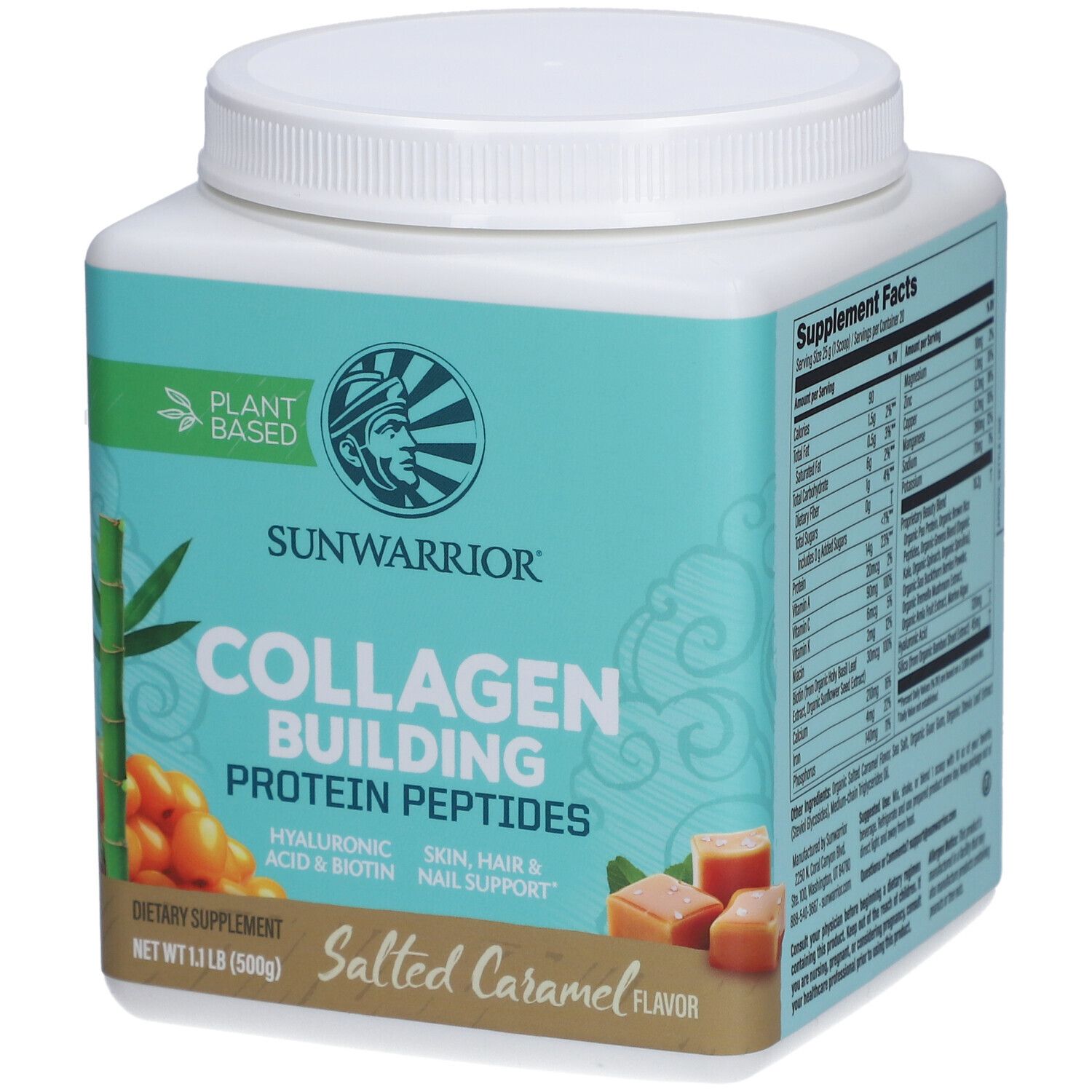 Collagen Building Protein Peptides Salted Caramel 500 g Pulver