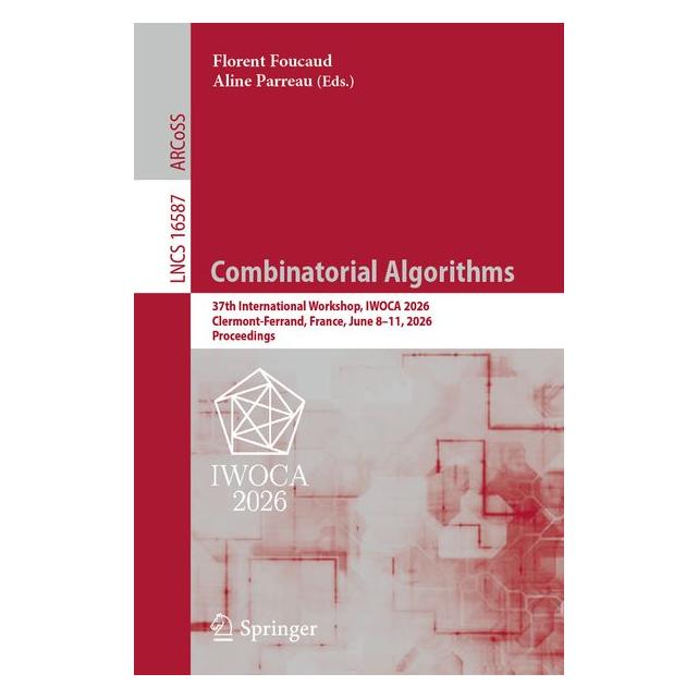 Springer Combinatorial Algorithms (Englisch, Softcover, Aline Parreau, Florent Foucaud) (69651189)