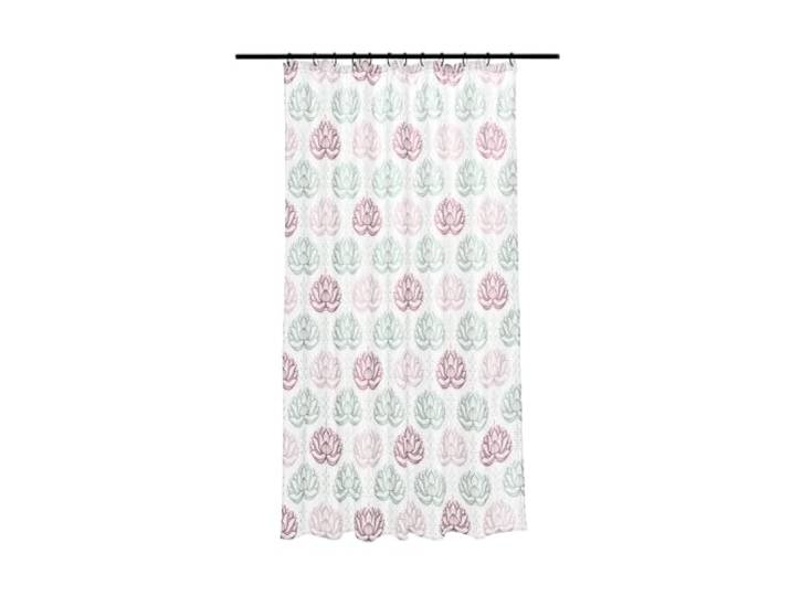 Kleine Wolke Duschvorhang Textil Lotus Multicolor 180 x 200 cm