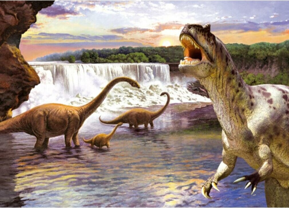 Castorland Diplodocus Puzzel met 260 stukjes