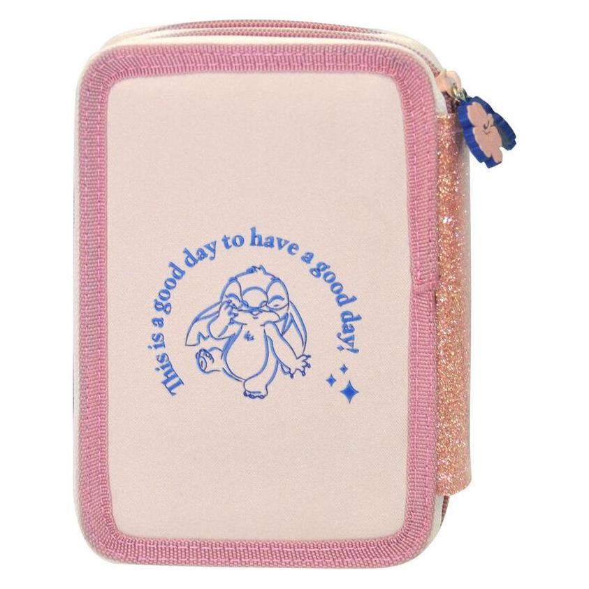 Kids Licensing Disney Stitch triple pencil case (8435507877459)