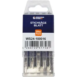 WS24 20x CV-Stichsägeblatt geschliffen/geschränkt GL 100 VL 75 mm schnell - WS24-100016