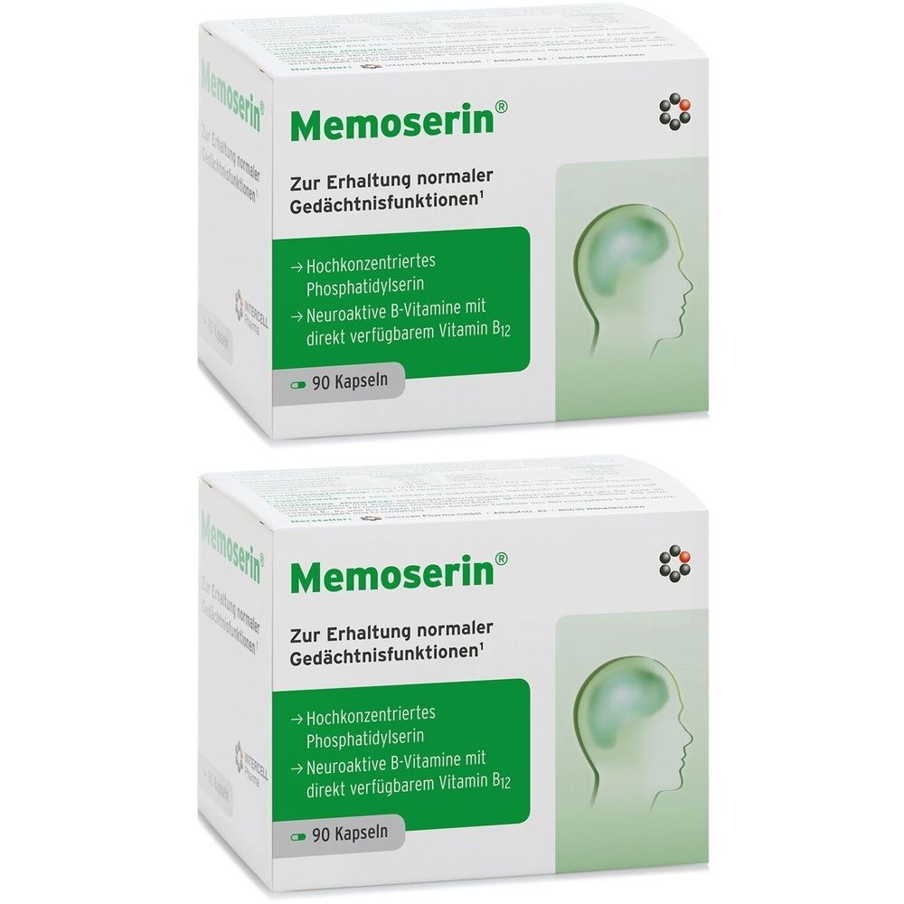 Memoserin Kapseln 2x 2x90 St