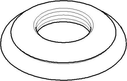 Dornbracht Ros.g 3/4-da=55 ut,wfb ath 092735001-06 60 x 60 x 25_platin matt