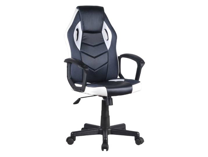 Fauteuil de bureau Battlefield Noir/blanc - Basika
