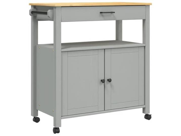 vidaXL Küchenwagen Monza 84x40x88,5 cm Massivholz Kiefer