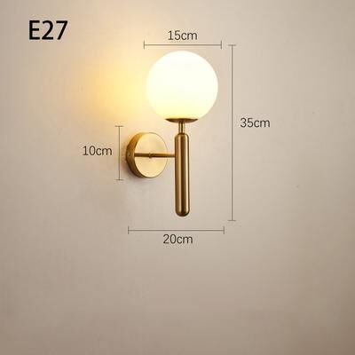Smart Shopping Spot Modern Wall Lamp Simple, Elegant Lighting For Living Room & Bedroom, Iron Wall Mounted Fixture gold