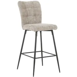 2er-Set Carmen BODMIN Barhocker – Hellbeige