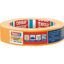 Tesa Präzisionskrepp 4344 Stand.glatt hellbeige L.50m B.25mm Rl.