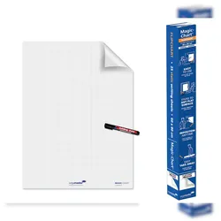 Legamaster Flipchartfolie Magic-Chart, 60x80cm, 25 Blatt, weiß