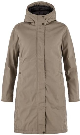 Fjällräven Kiruna Hydratic Padded Parka Womens, Suede Brown S