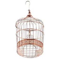 Käfig Spardose Geldbox roségold metall Vogelkäfig Hochzeit Geburtstag