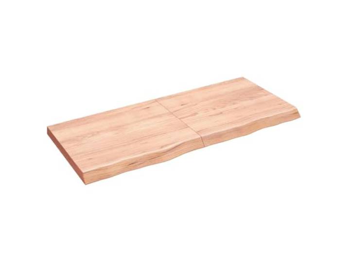 LPERTGFHU Tischplatte Eiche Massivholz 140x60x6 cm. Rustikale DIY Platte Handgefertigt, Mit Naturkante, Klappbar, Für Esszimmertische