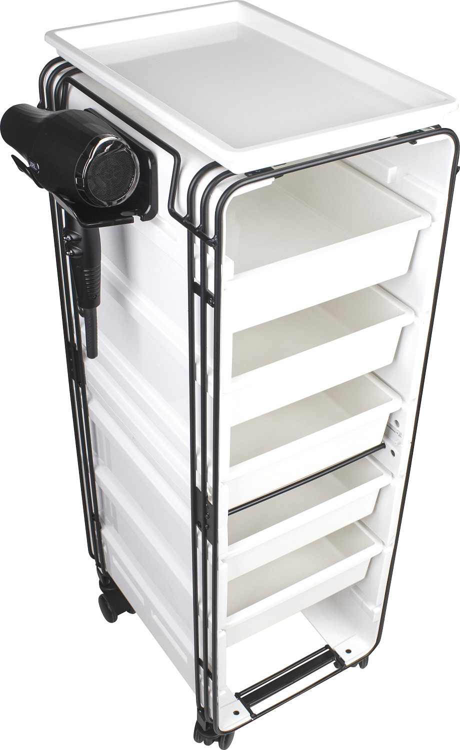 JRL Stapelboy Profi Trolley Schwarz Weiß JR-03668