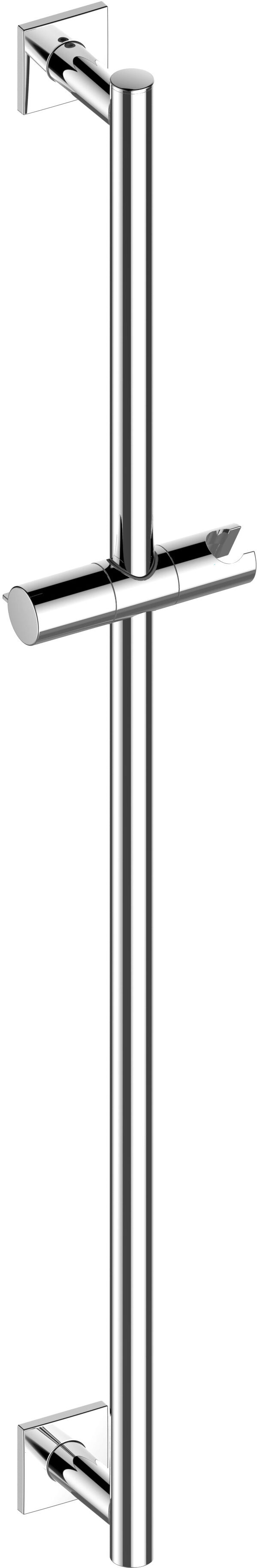 Keuco douche 59585130902 chrome noir brossé, Rosetten 855mm, match0 carré