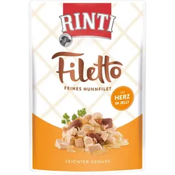 Rinti Filetto Huhn & Hühnerherz 24x100 g