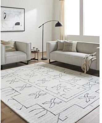 Livabliss Junior Casual Solid Color Wool Area Rug
