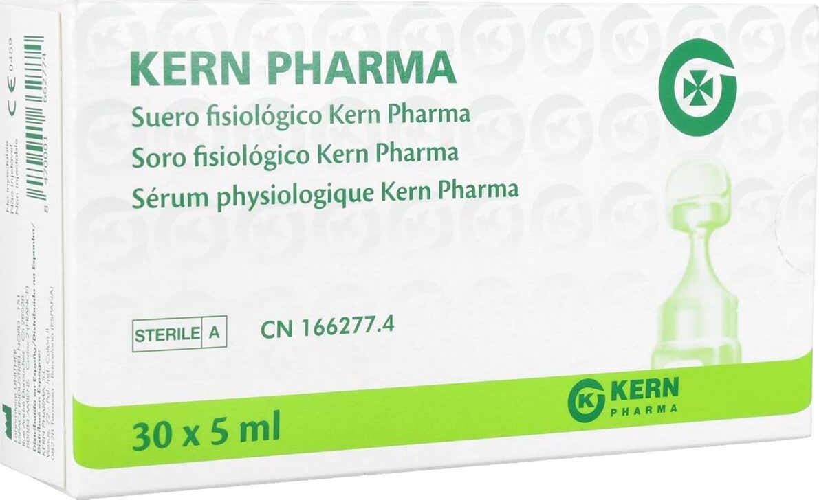 Kern Pharma suero fisiológico estéril monodosis 5ml X 30uds