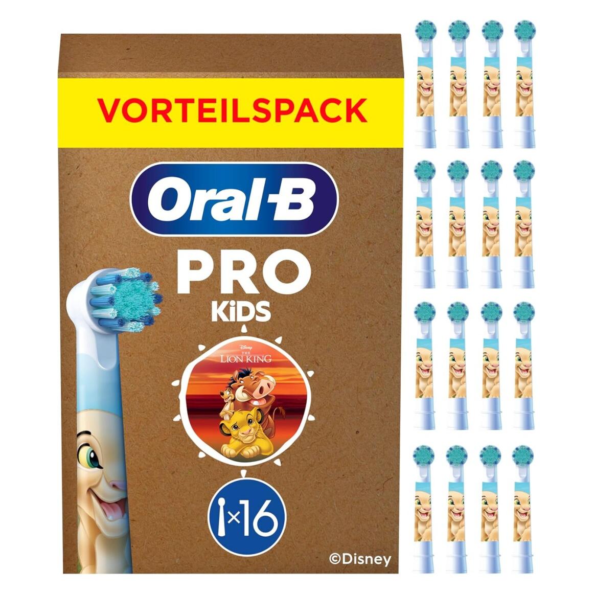 Oral-B Aufsteckbürsten König der Löwen 16er FFS Aufsteckbürsten (16x) (035835)