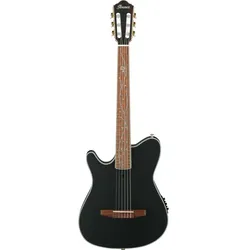IBANEZ TOD10NL-TKF Tim Henson Signature Nylon String Elektro-Akustik-Gitarre,LEFTHAND, Transparent Black Flat