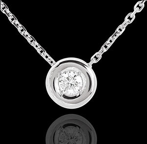 Edenly Collier Kelch in Weissgold