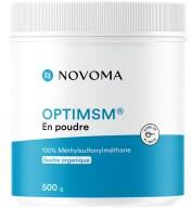 Novoma OptiMSM Soufre Organique en Poudre 500 g - Pot 500 g