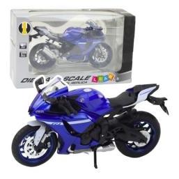 Lean Toys Lean Sport-Motorrad Metall Lichter Sound Blau R1 1:12 (66583800)