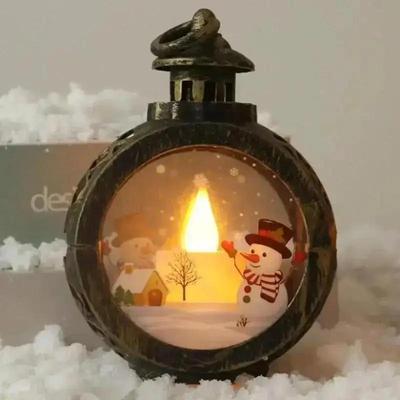 Rare Purchases Christmas Retro Luminous Night Light, Christmas Decoration Pendant, Party Decoration Props, Desktop Ornaments, Christmas sm br